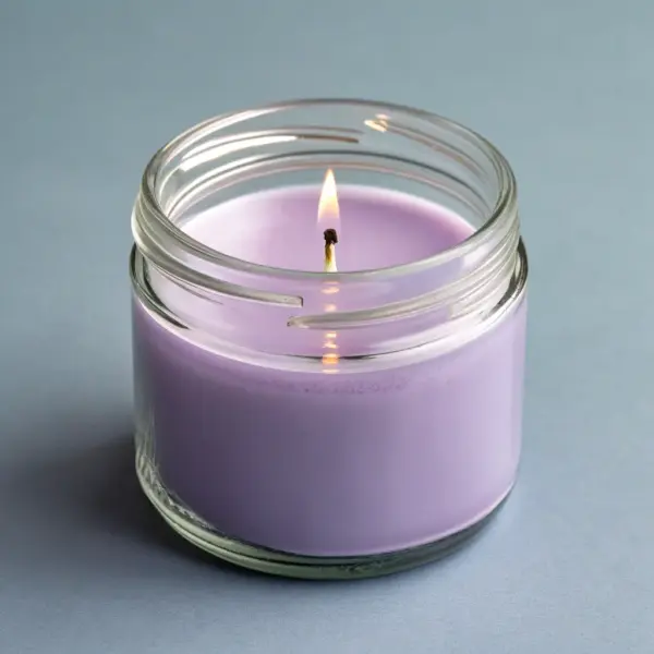 Lumânare de soia cu lavandă și mușețel